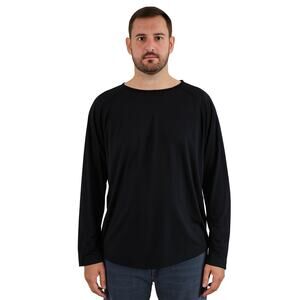 All In Motion Men's Long Sleeve Black Performance Shirt XL – Thumbholes